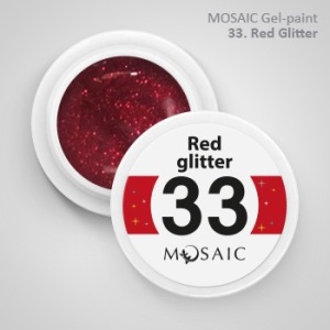 33. Red Glitter 5ml