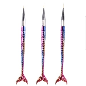 SET DE 3 PINCELES NAIL ART