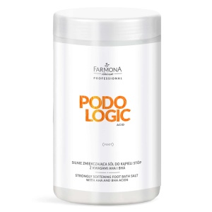 Sales de baño para pies suavizante con ácidos 1500g Farmona Podologic Acid