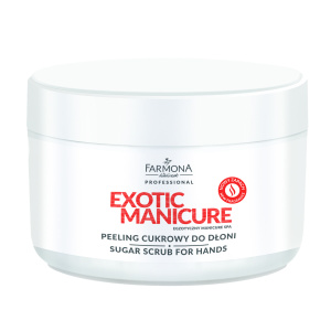 Exfoliante de azúcar para manos 300ml Farmona Exotic Manicure