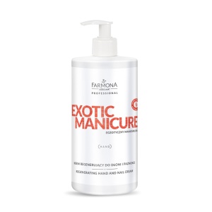 Crema regeneradora de manos y uñas 500ml Farmona Exotic Manicure