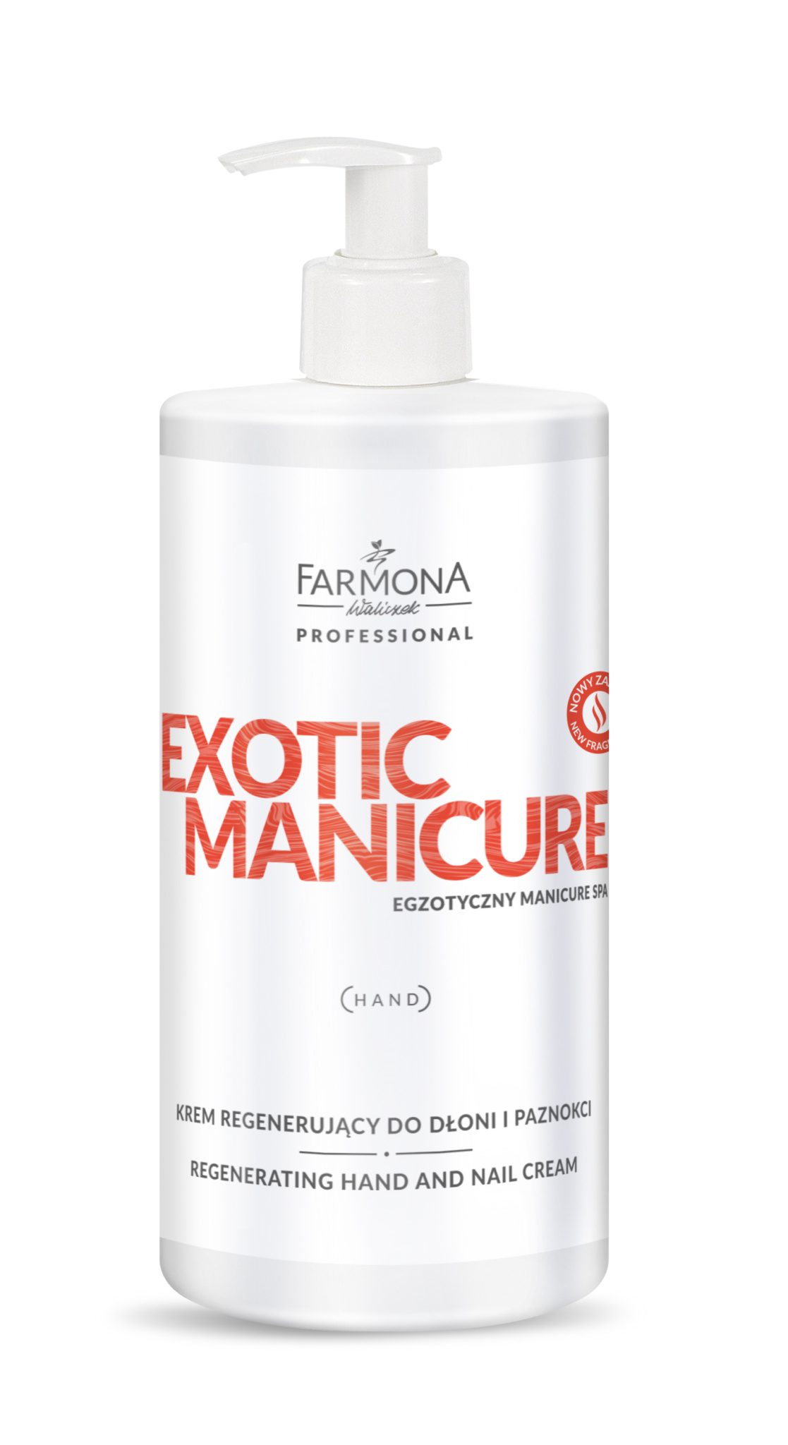 Crema regeneradora de manos y uñas 500ml Farmona Exotic Manicure